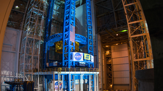 This is the largest spacecraft welding machine in the world